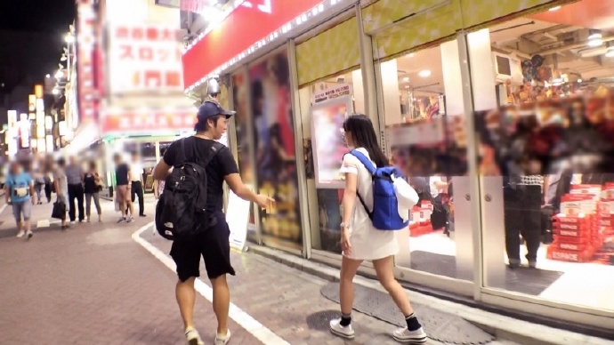 【200GANA-1865】可爱的T恤的妹子